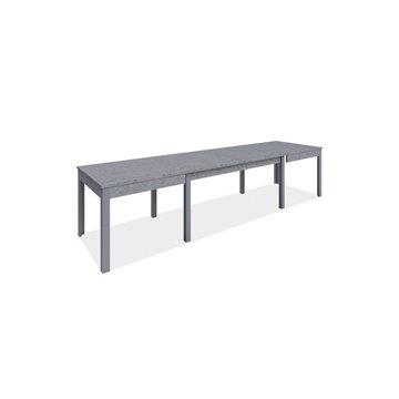 Super4 Tisch 160x90 ausziehbar auf 320 cm Beton