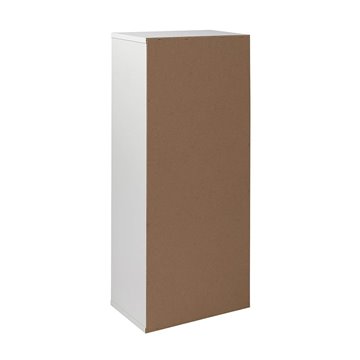 Helena weißer Mülltonnenschrank 40x25x102H - Eleganz und Funktionalität für die getrennte Sammlung