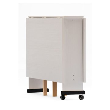 Trio Klapptisch platzsparend 24x90x78 cm Esche weiß