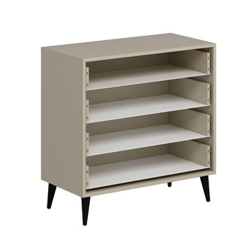 Prime Kommode mit 4 Schubladen, Farbe Cashmere 90x45x90H - Stil und Funktionalität für jeden Raum