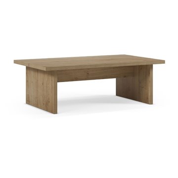 Rechteckiger Couchtisch Loana Eiche 120x70x40H - Der Star in Ihrem Wohnzimmer