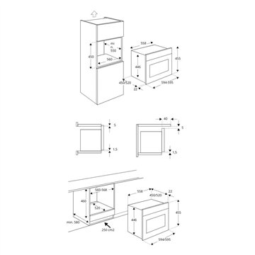 Bertazzoni F457PROVTX 31 lt TFT-Display Edelstahl Klasse A Combi-Dampfbackofen