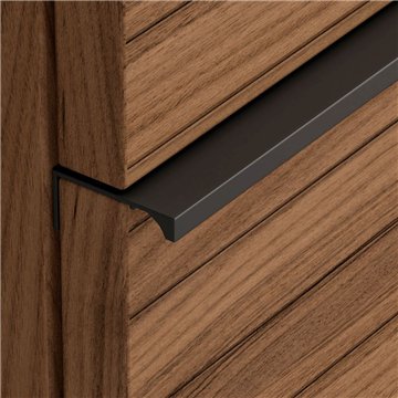 Senda wandhängender Badezimmerschrank in Nussbaum mit 2 Schubladen 100x45.5x48H