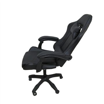 Schwarzer PVC Gaming Sessel - Komfort und Design