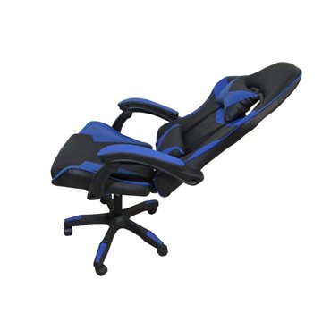 Gaming Sessel schwarz blau PVC - Komfort und Design