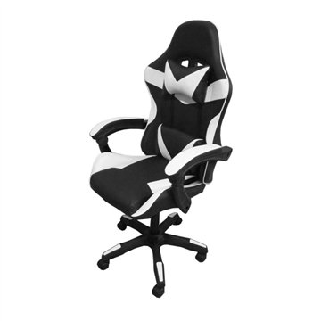 Gaming Sessel schwarz weiß PVC - Komfort und Design