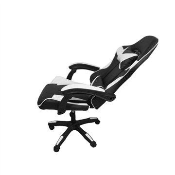 Gaming Sessel schwarz weiß PVC - Komfort und Design