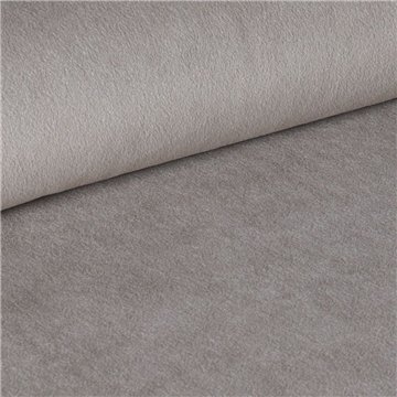 Rarra Stuhl in taubengrauem Stoff mit geometrischer Rückenlehne und schwarzen Beinen - Komfort für moderne Umgebungen
