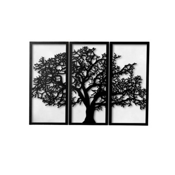 Baum des Lebens dekorativer Rahmen schwarz 125x88 cm MT1924011