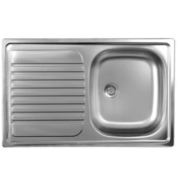 Einbauspüle mit satinierter Abtropffläche links - Classic 273