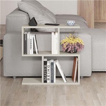 Homemania Sand Couchtisch 60x19,5x60H - Modernes Design und Vielseitigkeit in einem einzigen Möbelstück