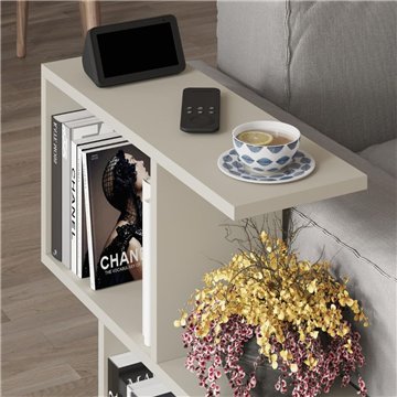 Homemania Sand Couchtisch 60x19,5x60H - Modernes Design und Vielseitigkeit in einem einzigen Möbelstück