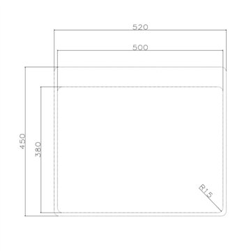 KIT LAVELLO SA3070 1 VASCA 44*55 CM