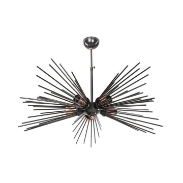 Salem MDL3806 5-Licht Deckenleuchte Metall schwarz