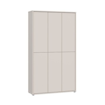 Mehrzweck-Kleiderschrank 6 Türen 109x35x192 Kaschmir Farbe Medea