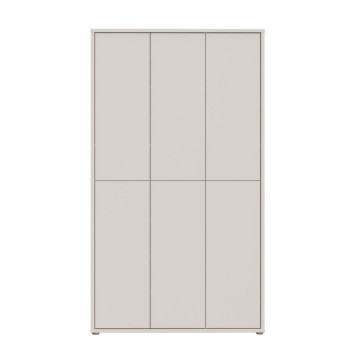 Mehrzweck-Kleiderschrank 6 Türen 109x35x192 Kaschmir Farbe Medea