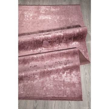 Vintage Bambus Anti-Rutsch-Teppich Farbe rosa 120x180