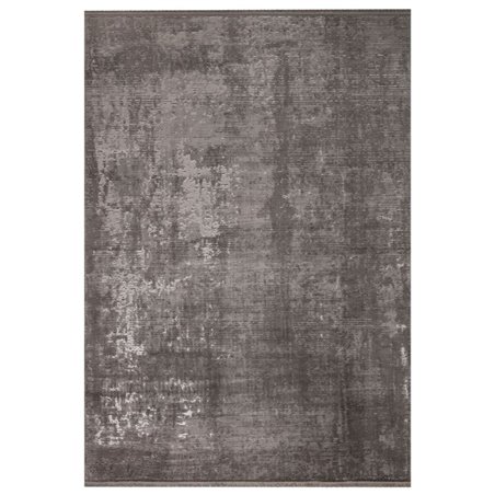 Antirutsch-Teppich aus Bambus grau 120x180