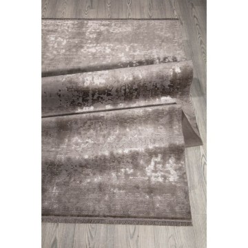 Antirutsch-Teppich aus Bambus grau 120x180