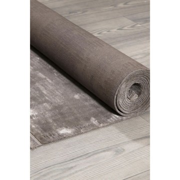 Antirutsch-Teppich aus Bambus grau 120x180
