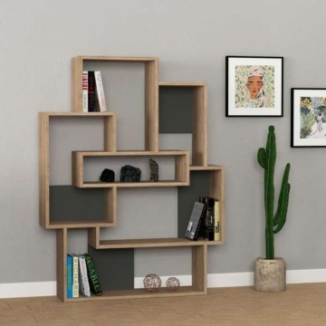 Barce Eiche Bücherregal 101x22x132h