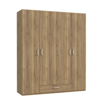 copy of Kleiderschrank 2 Türen 1 Schublade weiß 89x54x210.5H Arcadia