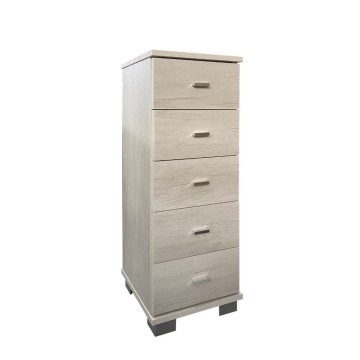 Kommode 35 5 Schubladen Birke 31,5x32,5x92,5 H