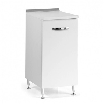 Küchenunterschrank mit Tür 40x50x85H weiß Esche