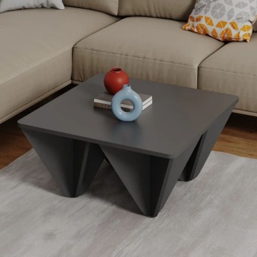Diamant anthrazit quadratischer Couchtisch