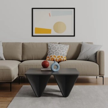 Diamant anthrazit quadratischer Couchtisch