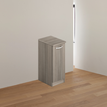 Wäscheschrank Bad mit Tür 36x50x85,5 Ulme