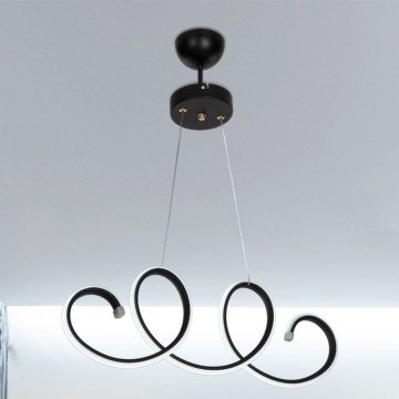 Afra LED-Pendelleuchte spiralförmig schwarz MDL4441