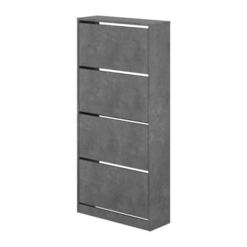 SHC540RETRO Schuhschrank mit vier Klappen retro grau