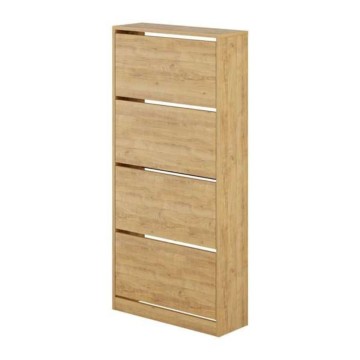 Schuhschrank SHC540OAK vier Klapptüren Eiche