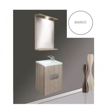 Badezimmer-Wandschrank Charlie weiß