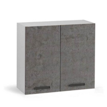 Küchenoberschrank 80x32x72H cm. 2 Zementtüren