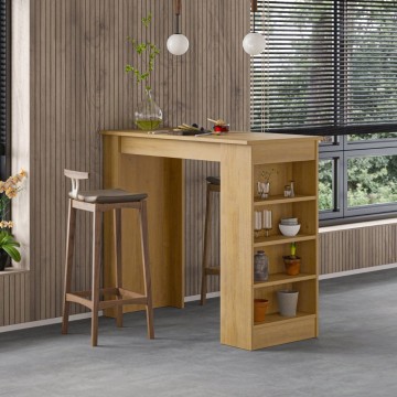 Peninsula Küche hoher Tisch Schwalbe Eiche