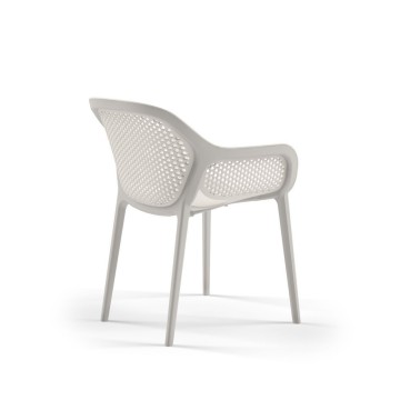 Atra grau-weißer Designer-Sessel