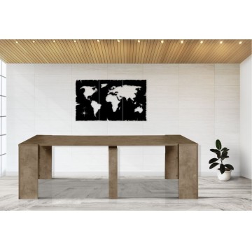 Ausziehbarer Konsolentisch Baku Eiche 252 cm