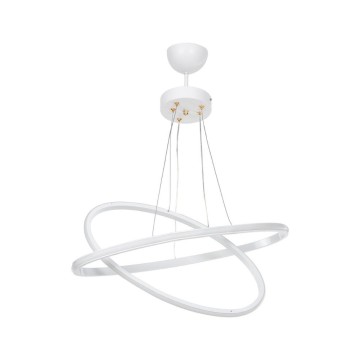 Hängeleuchte Muso zwei weiße Ringe Led MDL4438