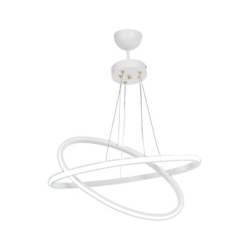 Hängeleuchte Muso zwei weiße Ringe Led MDL4438