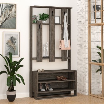 Chester Nussbaum Dielenschrank 90x36x180
