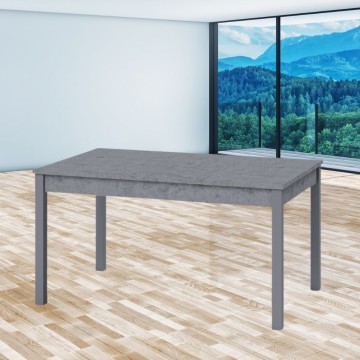 Florence Zement Ausziehtisch 110x70