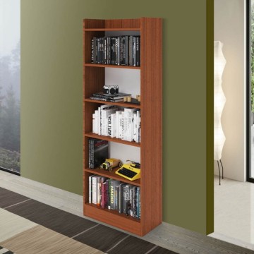 Bücherregal Alessia 64x29x180H antik nussbaum