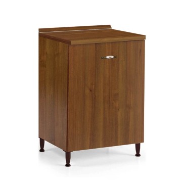 Küchenunterbau mit Tür 60x50x85H weißes Finish