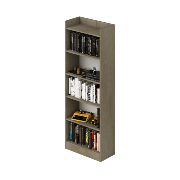 Bücherregal Alessia 64x29x180H Ton