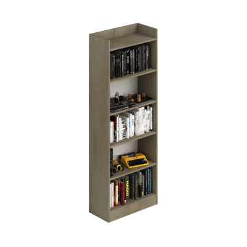 Bücherregal Alessia 64x29x180H Ton