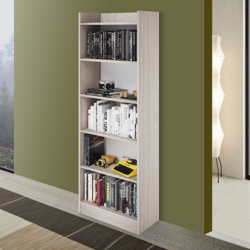 Bücherregal Alessia 64x29x180H Ulme
