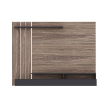 Lawrance 157 Nussbaum anthrazit Detail TV-Wand
