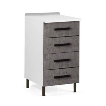 Kommode mit 4 Schubladen 40x50x85H Beton